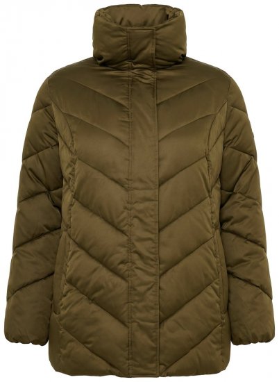 Ulla Popken 851799 Giacca a vento Verde oliva - Giacche - Giacche taglie forti da donna