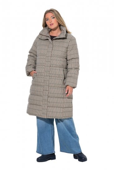 Ulla Popken 851801 Cappotto trapuntato Bianco panna - Cappotti - Cappotti taglie forti da donna