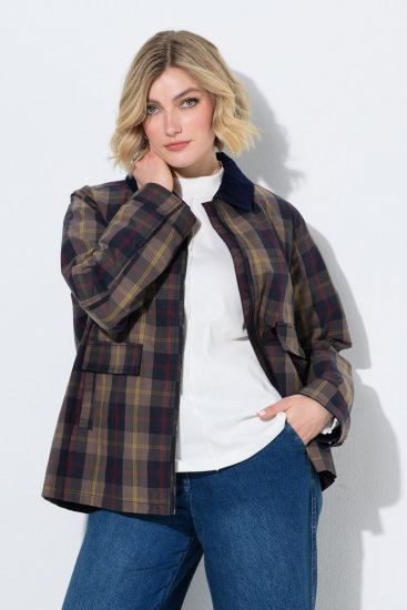 Ulla Popken 851806 Giacca antipioggia Blu scuro - Abbigliamento antipioggia - 