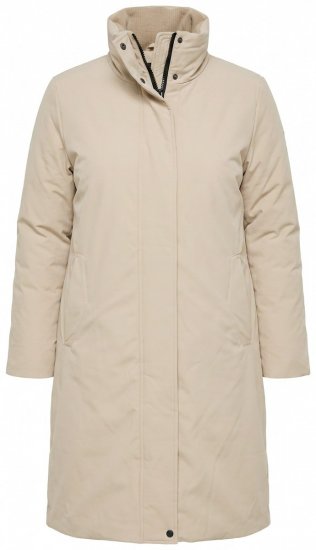 Ulla Popken 851811 Cappotto trapuntato Beige - Cappotti - Cappotti taglie forti da donna