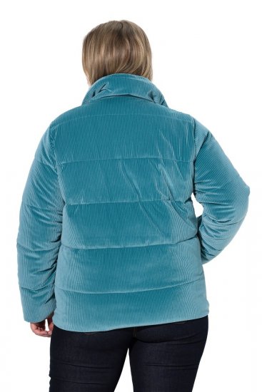 Ulla Popken 851819 Giacca in velluto a coste Grigio - Giacche - Giacche taglie forti da donna