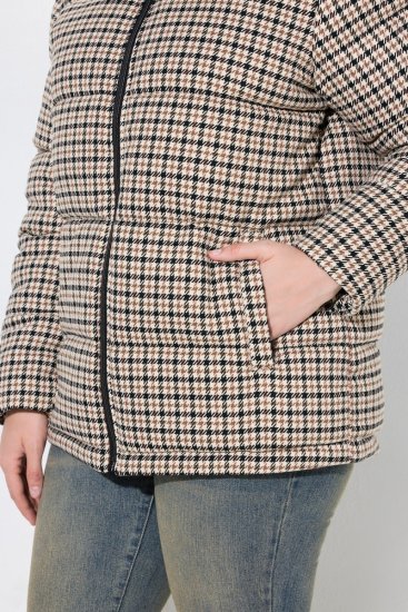 Ulla Popken 851822 Cappotto trapuntato Bianco panna - Cappotti - Cappotti taglie forti da donna