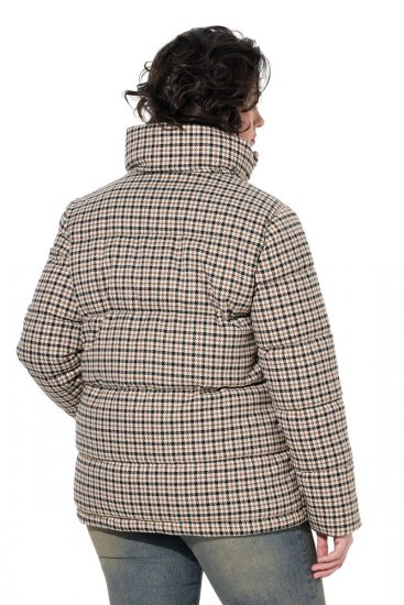 Ulla Popken 851822 Cappotto trapuntato Bianco panna - Cappotti - Cappotti taglie forti da donna