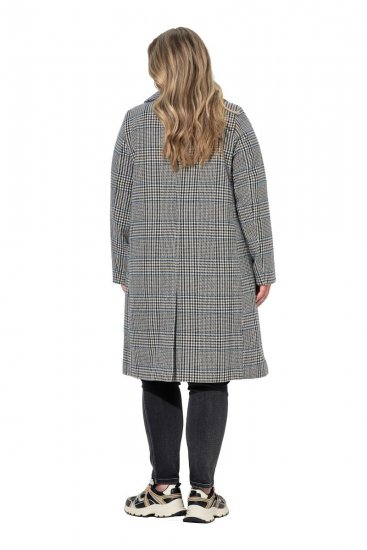 Ulla Popken 851826 Cappotto di lana Bianco panna - Cappotti - Cappotti taglie forti da donna