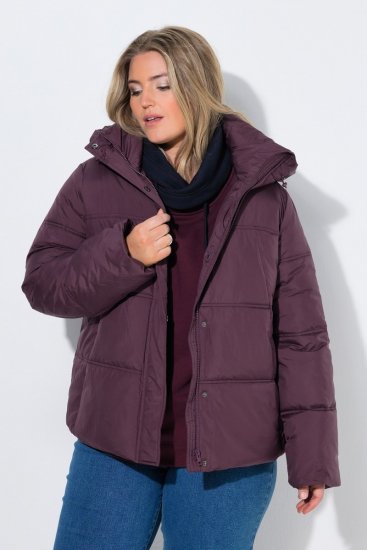 Ulla Popken 851832 Giacca trapuntata Marrone - Giacche - Giacche taglie forti da donna