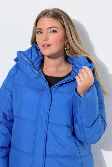 Ulla Popken 851832 Giacca trapuntata Petrolio - Giacche - Giacche taglie forti da donna