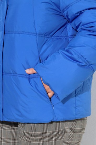 Ulla Popken 851832 Giacca trapuntata Petrolio - Giacche - Giacche taglie forti da donna