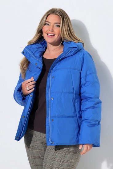 Ulla Popken 851832 Giacca trapuntata Petrolio - Giacche - Giacche taglie forti da donna