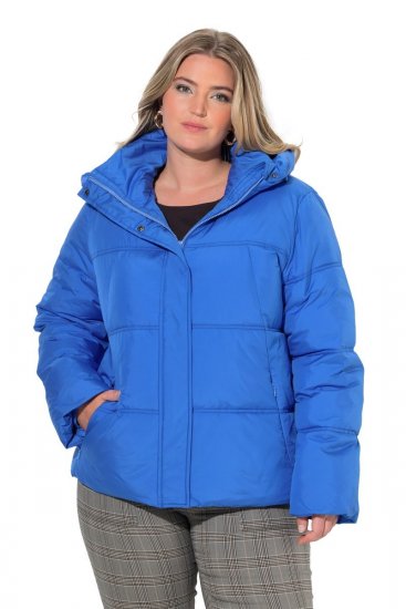 Ulla Popken 851832 Giacca trapuntata Petrolio - Giacche - Giacche taglie forti da donna