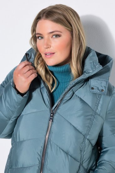 Ulla Popken 851842 Cappotto trapuntato Cachi - Cappotti - Cappotti taglie forti da donna
