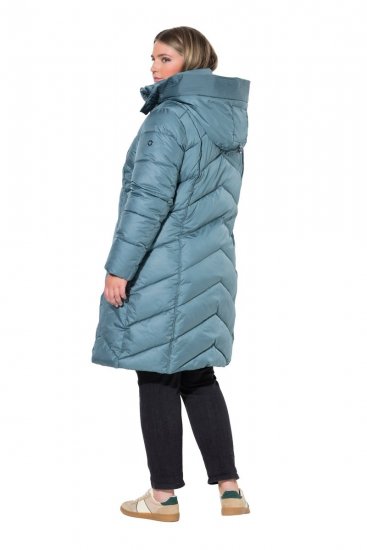 Ulla Popken 851842 Cappotto trapuntato Cachi - Cappotti - Cappotti taglie forti da donna