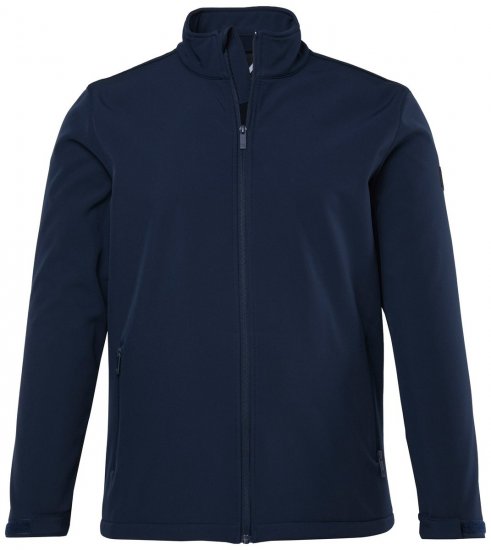 Men+ 868 Giacca softshell con fodera in pile Blu scuro - Giubbotti - Giubbotti Uomo Taglie Forti