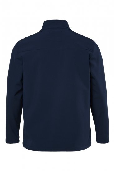Men+ 868 Giacca softshell con fodera in pile Blu scuro - Giubbotti - Giubbotti Uomo Taglie Forti
