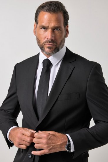 JP1880 Thor Flexnamic Blazer Nero - Abiti - Abiti da Uomo Taglie Forti