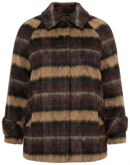 Ulla Popken 852178 Giacca Marrone - Giacche - Giacche taglie forti da donna