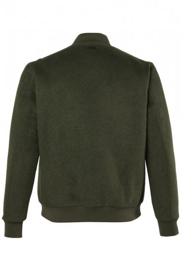 JP1880 852294 Giacca in misto lana con collo alto Verde kaki - Giubbotti - Giubbotti Uomo Taglie Forti