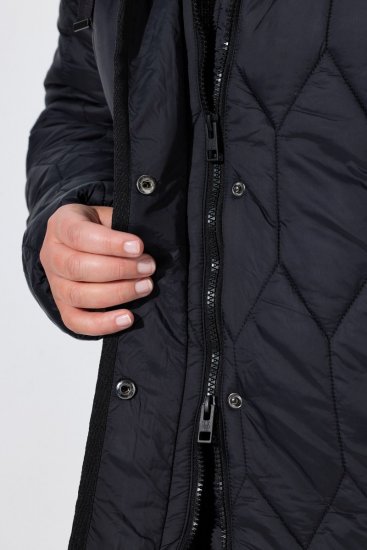 Ulla Popken 852413 Giacca trapuntata Nero - Giacche - Giacche taglie forti da donna