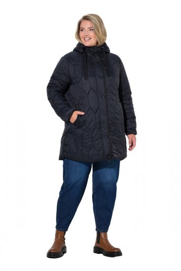 Ulla Popken 852413 Giacca trapuntata Nero - Giacche - Giacche taglie forti da donna