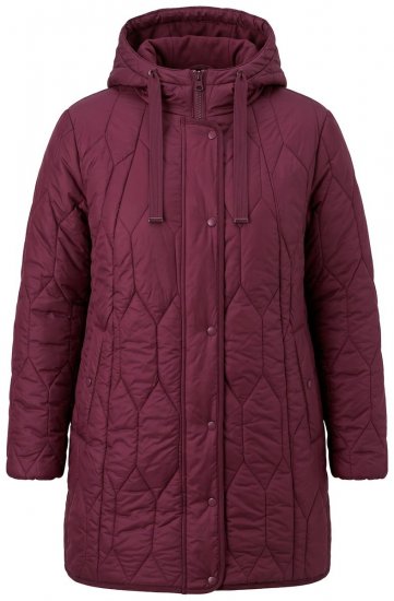 Ulla Popken 852413 Giacca trapuntata Prugna - Giacche - Giacche taglie forti da donna