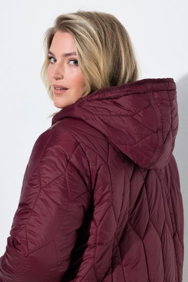Ulla Popken 852413 Giacca trapuntata Prugna - Giacche - Giacche taglie forti da donna