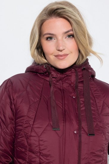 Ulla Popken 852413 Giacca trapuntata Prugna - Giacche - Giacche taglie forti da donna