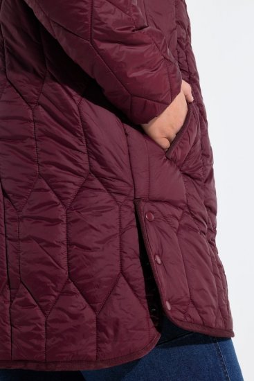 Ulla Popken 852413 Giacca trapuntata Prugna - Giacche - Giacche taglie forti da donna