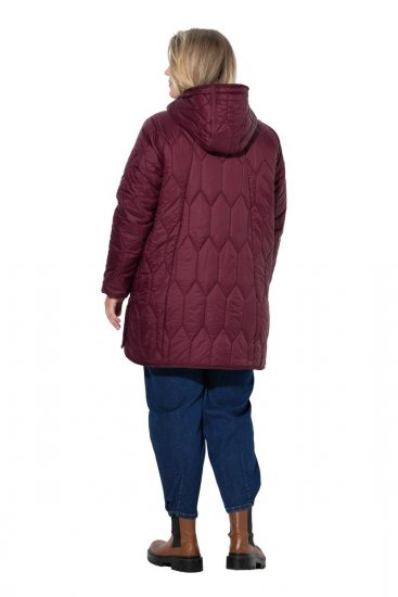 Ulla Popken 852413 Giacca trapuntata Prugna - Giacche - Giacche taglie forti da donna