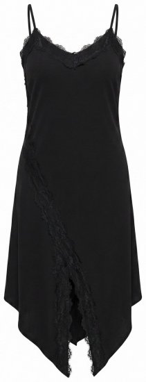 Ulla Popken 852636 Abito a portafoglio Nero - Abiti in jersey - 