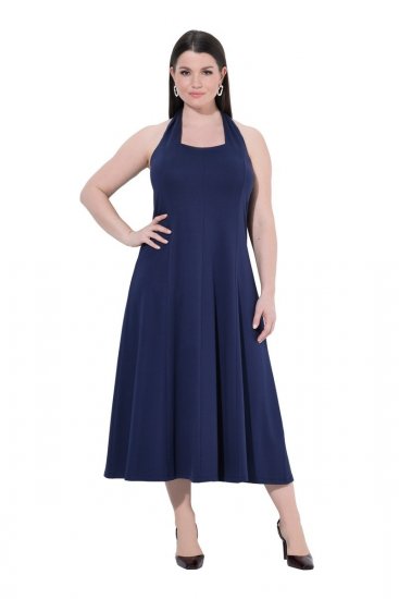Ulla Popken 852680 Abito da sera Blu scuro - Abiti da sera - Abiti da sera taglie forti