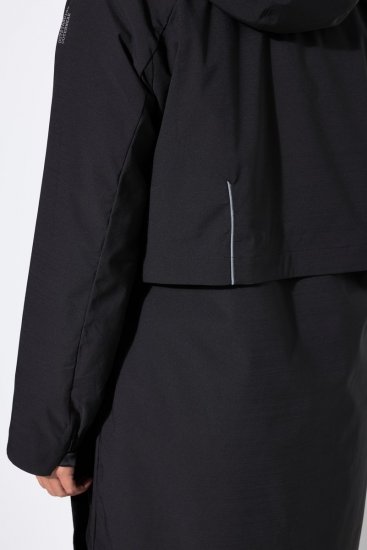 Ulla Popken 852901 Cappotto tecnico Nero - Cappotti - Cappotti taglie forti da donna