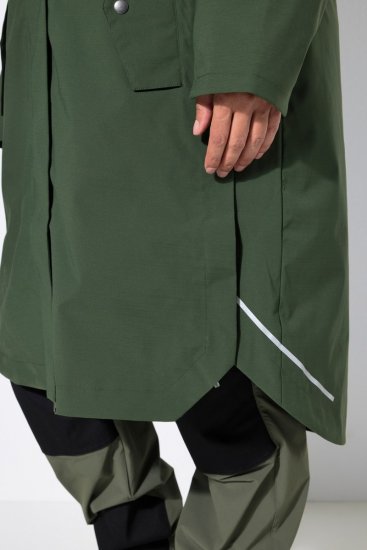 Ulla Popken 852901 Cappotto tecnico Verde oliva - Cappotti - Cappotti taglie forti da donna