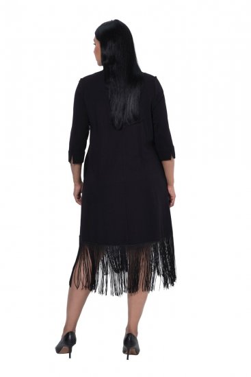 Ulla Popken 852937 Abito in jersey Nero - Abiti in jersey - 
