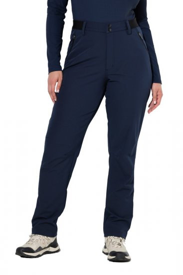 Ulla Popken 853530 Pantaloni da trekking ultraleggeri Blu scuro - Outdoor - 