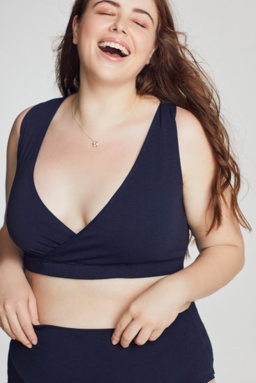 Ulla Popken 853611 Slip premaman Blu scuro - Slip - 