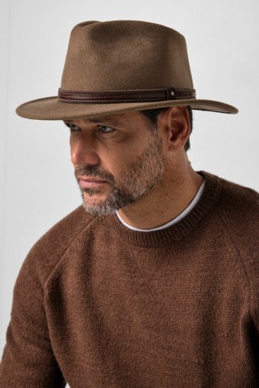 JP1880 853629 Cappello di lana Marrone moka - Cappelli - 