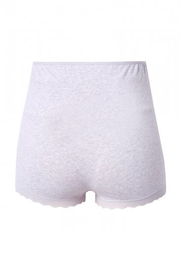 Ulla Popken 853631 Slip premaman con pizzo Grigio melange - Slip - 