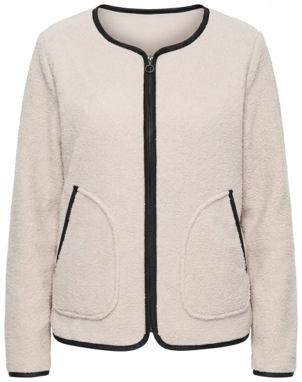 Ulla Popken 853685 Giacca teddy Champagne - Giacche - Giacche taglie forti da donna
