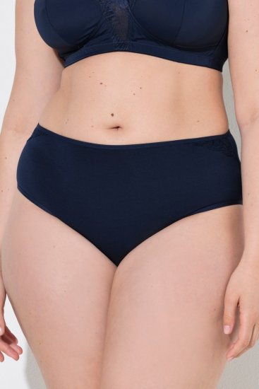 Ulla Popken 853698 Slip con pizzo confezione da 5 Nero - Slip - 