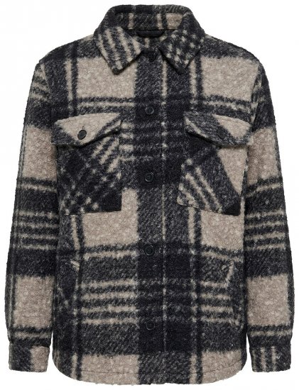 Ulla Popken 853709 Giacca teddy Beige - Giacche - Giacche taglie forti da donna