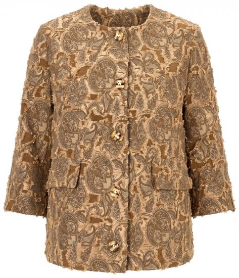 Ulla Popken 853996 Giacca Marrone chiaro - Giacche - Giacche taglie forti da donna