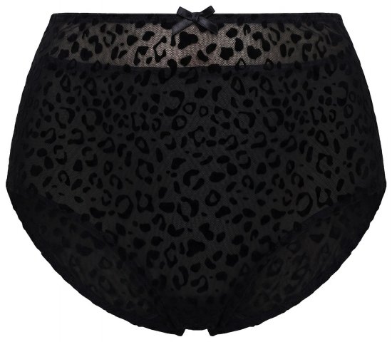 Ulla Popken 854551 Culotte animalier Nero - Slip - 