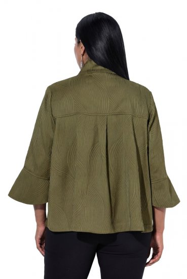 Ulla Popken 855125 Giacca Cachi - Giacche - Giacche taglie forti da donna