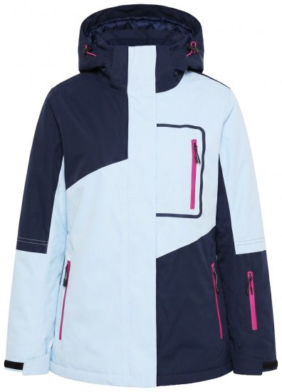 Ulla Popken 855307 Giacca da sci HYPRAR con cappuccio staccabile Blu scuro - Abbigliamento sci - 
