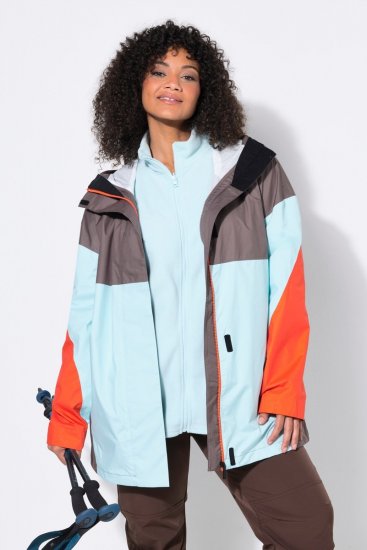 Ulla Popken 855313 Parka Tortora - Cappotti - Cappotti taglie forti da donna