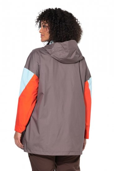 Ulla Popken 855313 Parka Tortora - Cappotti - Cappotti taglie forti da donna