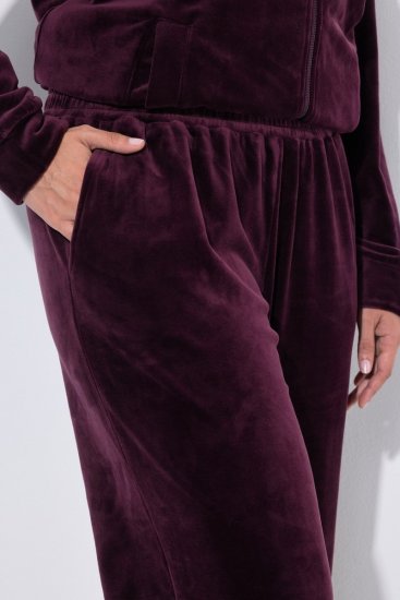 Ulla Popken 856119 Pantaloni da casa Prugna - Pigiami/Loungewear - 