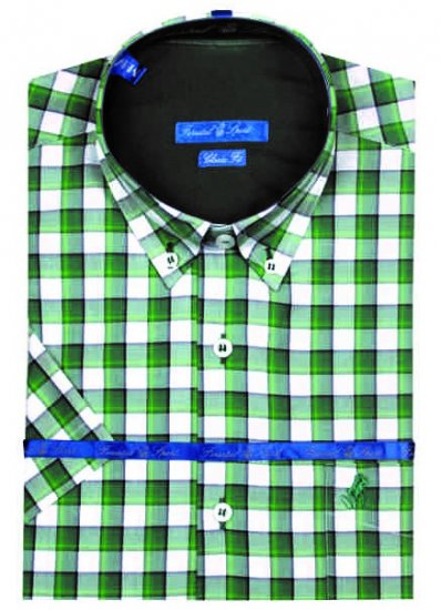 Forestal 901222E Check Shirt Green - Camicie - Camicie Taglie Forti Uomo