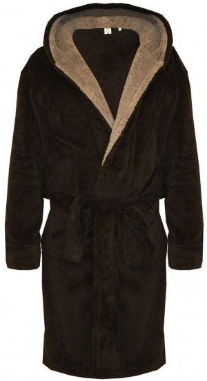 D555 Newquay Bathrobe Black - Intimo & Costumi da bagno - Intimo Taglie Forti Uomo