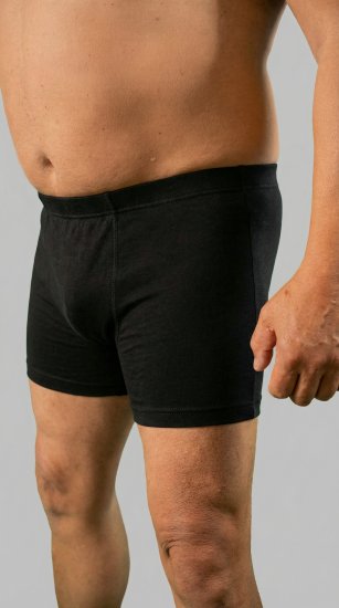 20 Nodi 978 Stretch Cotton Boxer with Internal Elastic Band Black - Boxer - Boxer Uomo Taglie Forti