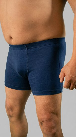 20 Nodi 978 Stretch Cotton Boxer with Internal Elastic Band Navy - Boxer - Boxer Uomo Taglie Forti
